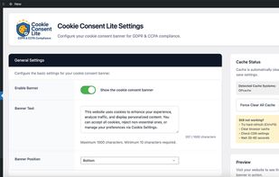 Cookie Consent Lite screenshot 2