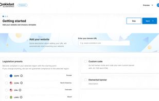 Cookiebot screenshot 1