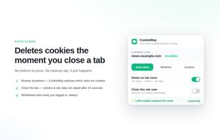 CookieMop screenshot 1