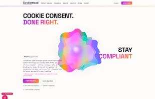 cookietrace.com homepage – GDPR, KVKK, ePrivacy and TCF 2.2 support
