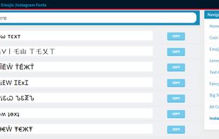 Instagram Fonts Generator