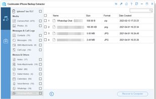 Coolmuster iPhone Backup Extractor screenshot 1