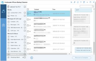 Coolmuster iPhone Backup Extractor screenshot 1