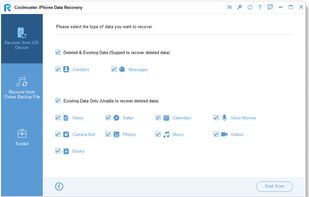 Coolmuster iPhone Data Recovery screenshot 1