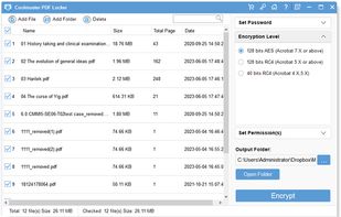 Coolmuster PDF Locker screenshot 2
