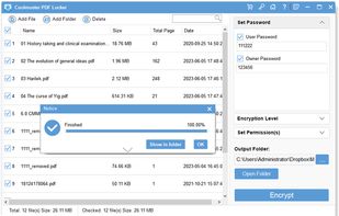 Coolmuster PDF Locker screenshot 1