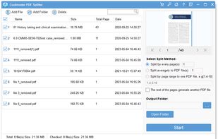 Coolmuster PDF Splitter screenshot 1