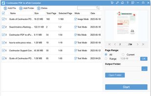 Coolmuster PDF to ePub Converter screenshot 1