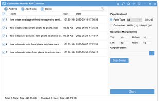 Coolmuster Word to PDF Converter screenshot 1