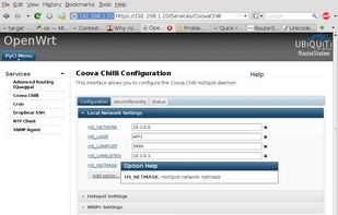 CoovaChilli screenshot 1