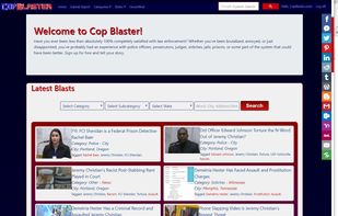 CopBlaster.com using Google Chrome on Windows Desktop