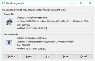 Copy Handler screenshot 1