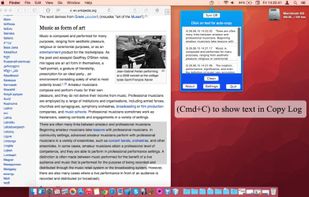 Copy Log screenshot 1