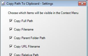 Copy Path to Clipboard screenshot 2