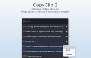CopyClip screenshot 1