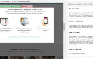 Copytesting screenshot 2