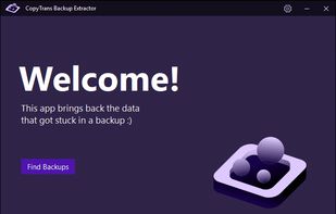 CopyTrans Backup Extractor screenshot 1