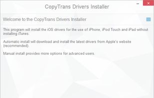 CopyTrans Drivers Installer screenshot 1