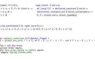 Rocq's highly expressive type system and proof language enable fully mechanised verification of programs with respect to strong specifications in a wide variety of languages. 