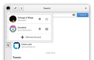 Corebird screenshot 3