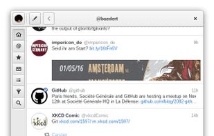 Corebird screenshot 1