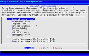 coreboot screenshot 1