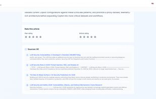 Verified sources list - every claim is traceable