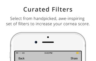 Increase your cornea score from handpicked set of filters