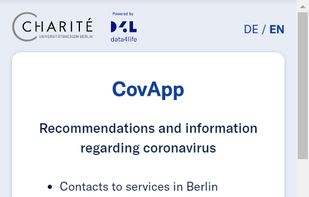 Corona Dashboard screenshot 1