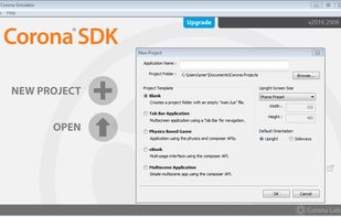 Corona SDK screenshot 1