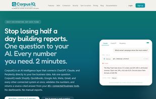 CorpusIQ screenshot 1