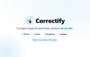 Correctify Addon et App screenshot 1