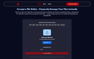 Corrupt A File Online screenshot 1