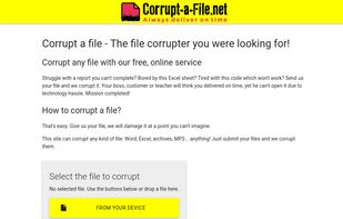 Corrupt-A-File screenshot 1