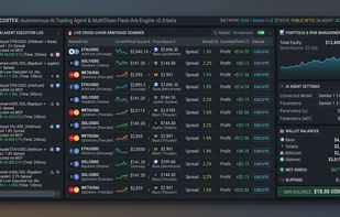 Autonomous AI trading agent for high-frequency flash-loan and multi-chain arbitrage