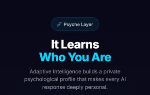 An AI that learns who you are. Sharper with every entry.