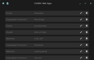 COSMIC Web Apps screenshot 1