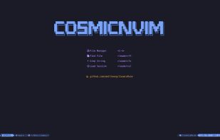 CosmicNvim screenshot 1