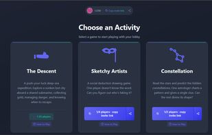 Choose what to play