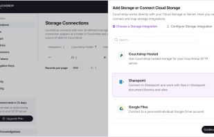 Add integrations with simple, direct connections to over 20 storage platforms, including remote SFTP and on-prem file servers. 