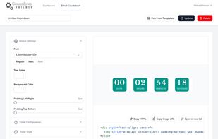 Countdown Builder screenshot 1