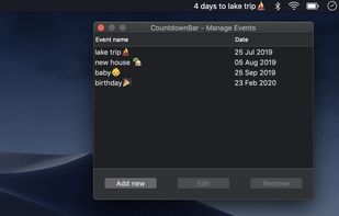 CountdownBar screenshot 2