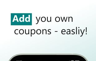 Add coupons easily from screenshots, photos, emails, or urls.