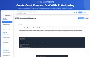 Course Generator Pro screenshot 1