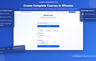 Course Generator Pro screenshot 1