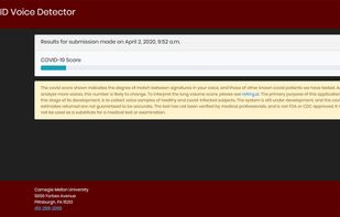 COVID Voice Detector screenshot 2