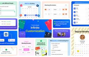 Fully customizable booking forms, multi-day and group booking support, and flexible scheduling options.