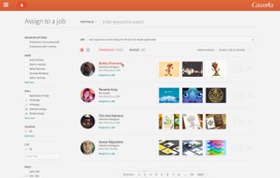 Find and invite freelancers