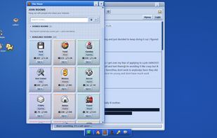 rooms, amiblue theme