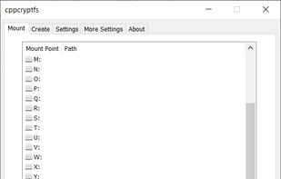 cppcryptfs screenshot 2